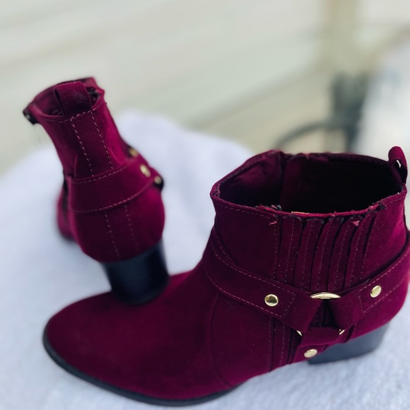 Violet magenta 7.5 booties - Picture 2 of 4